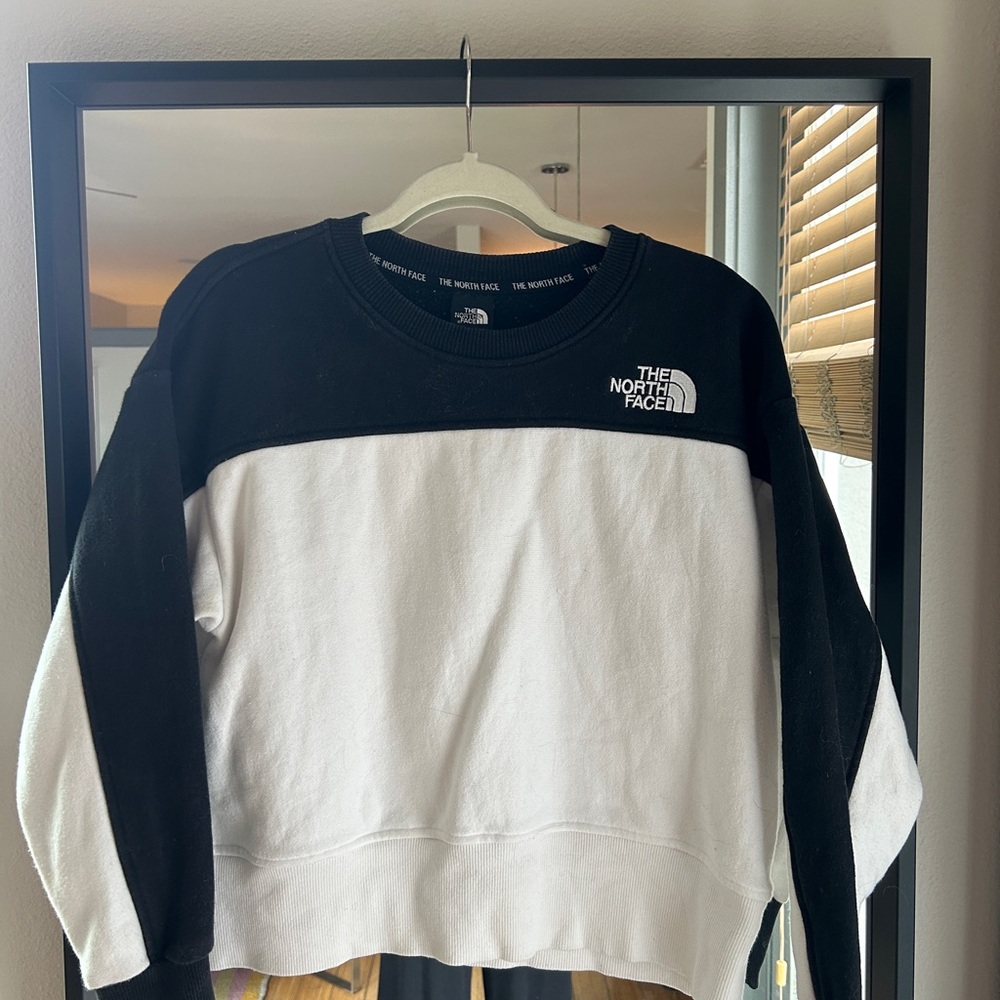 The North Face Black and White Sweatshirt